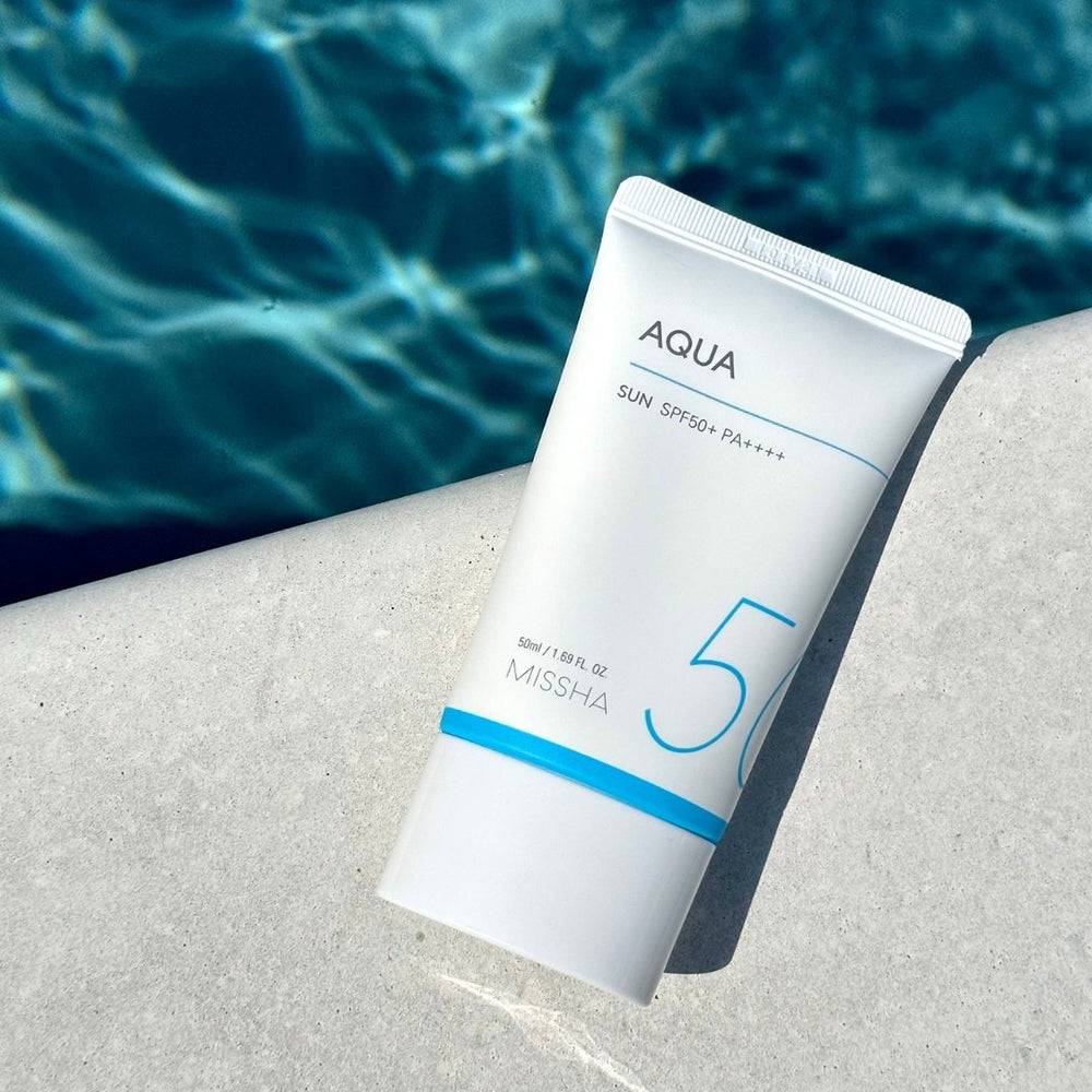 MISSHA All-Around Safe Block Aqua Sun Gel 50ml SPF50+ - BelluBeauty