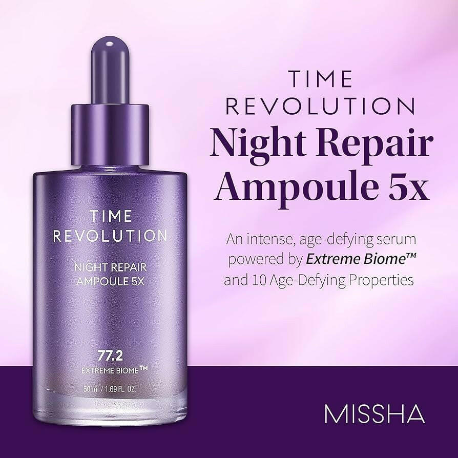 MISSHA Time Revolution Night Repair Ampoule 5X 50ml - bellubeauty