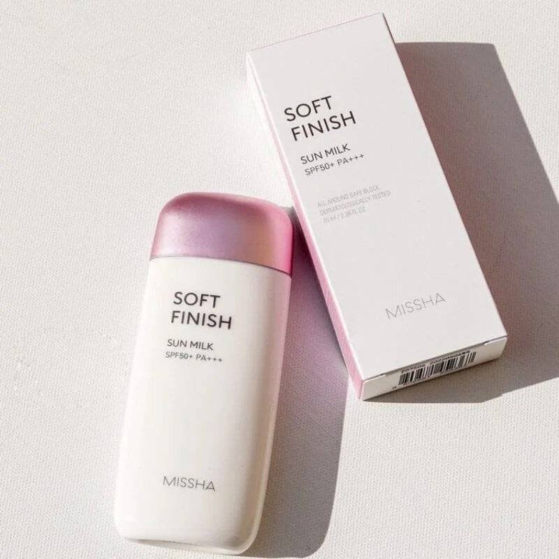 MISSHA All Around Safe Block Soft Finish Sun Milk 70ml SPF50+ - BelluBeauty