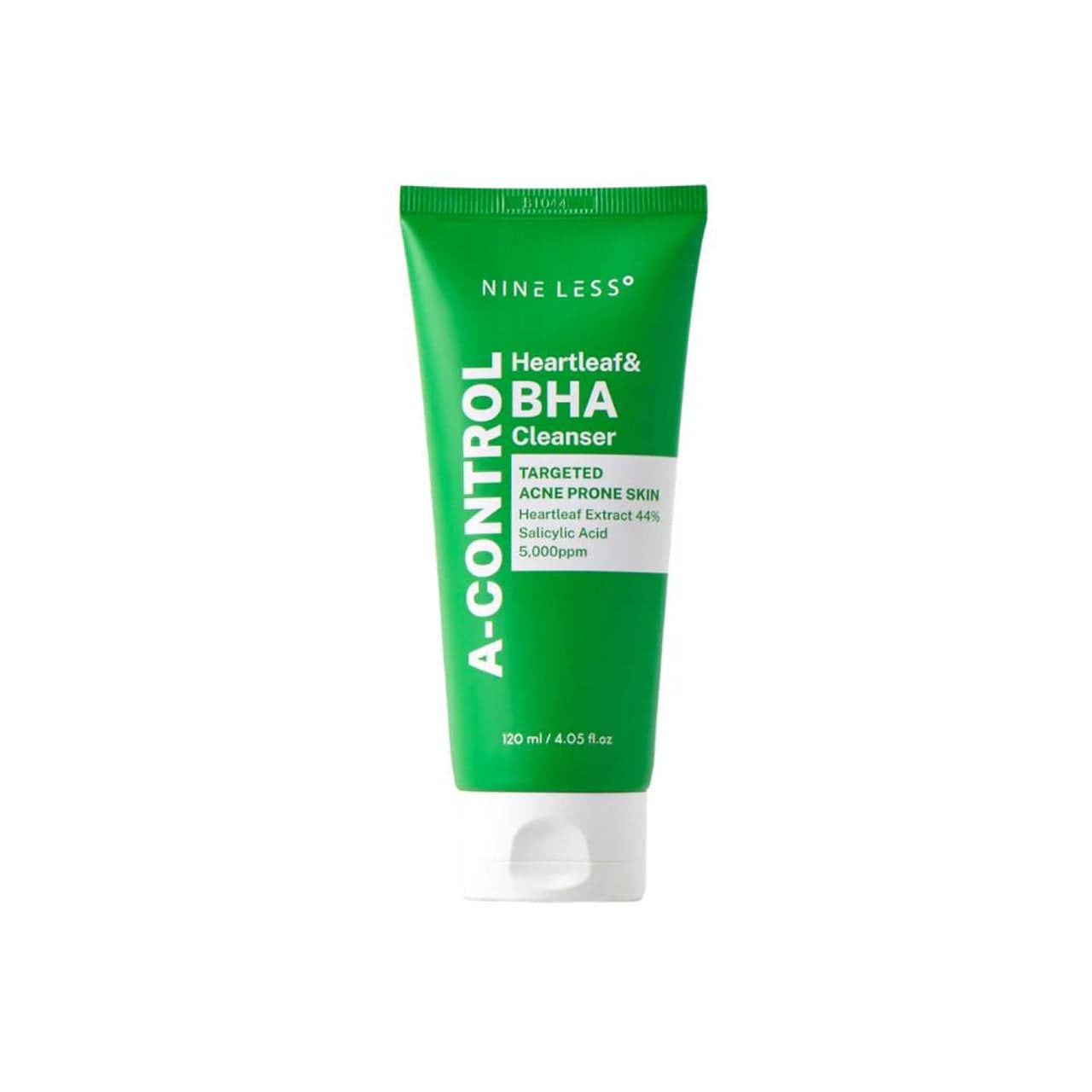 NINELESS A-Control Heartleaf & BHA Cleanser 120ml - BelluBeauty