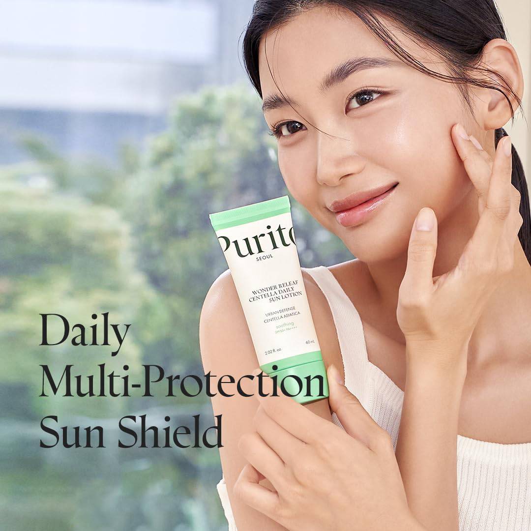 PURITO Seoul Wonder Releaf Centella Daily Sun Lotion 60ml SPF50+ - BelluBeauty