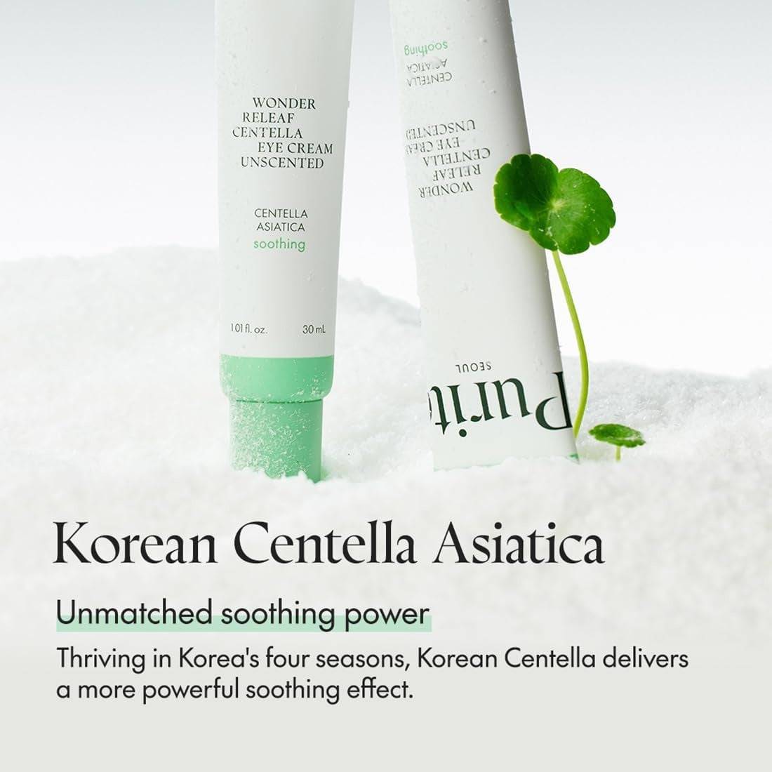 PURITO Seoul Wonder Releaf Centella Eye Cream Unscented 30ml - BelluBeauty
