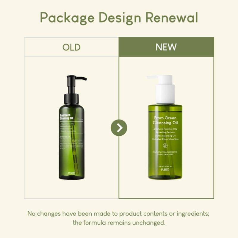 PURITO Seoul From Green Cleansing Oil 200ml - bellubeauty