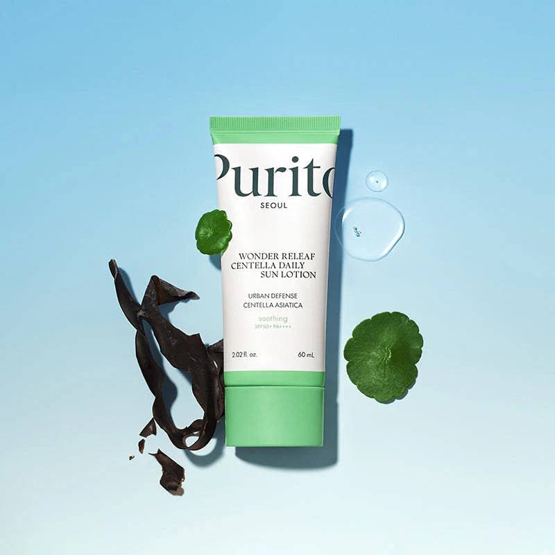PURITO Seoul Wonder Releaf Centella Daily Sun Lotion 60ml SPF50+ - BelluBeauty