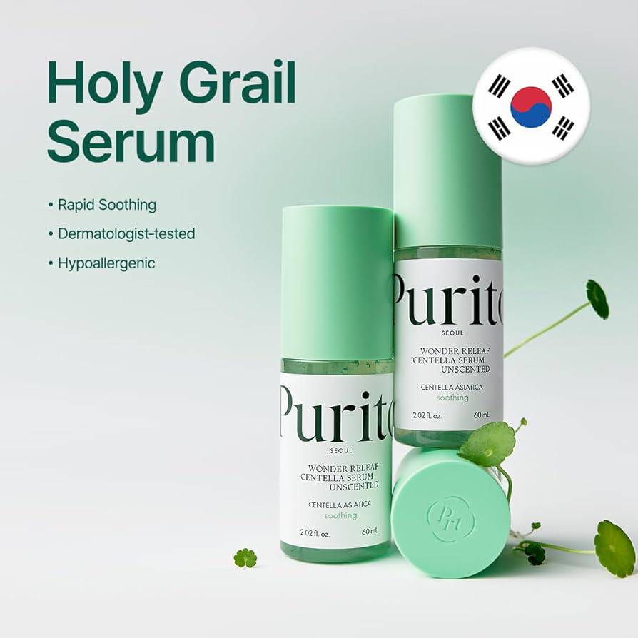 PURITO SEOUL Wonder Releaf Centella Serum Unscented 60ml - BelluBeauty