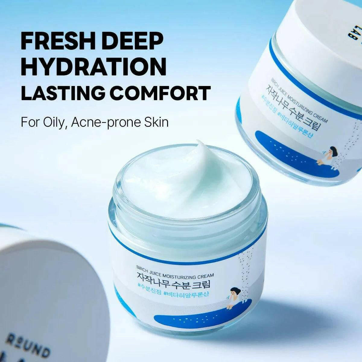 ROUND LAB Birch Juice Moisturizing Cream 80ml - bellubeauty.