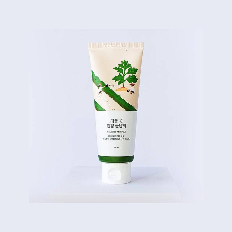 ROUND LAB Mugwort Calming Cleanser 150ml - BelluBeauty