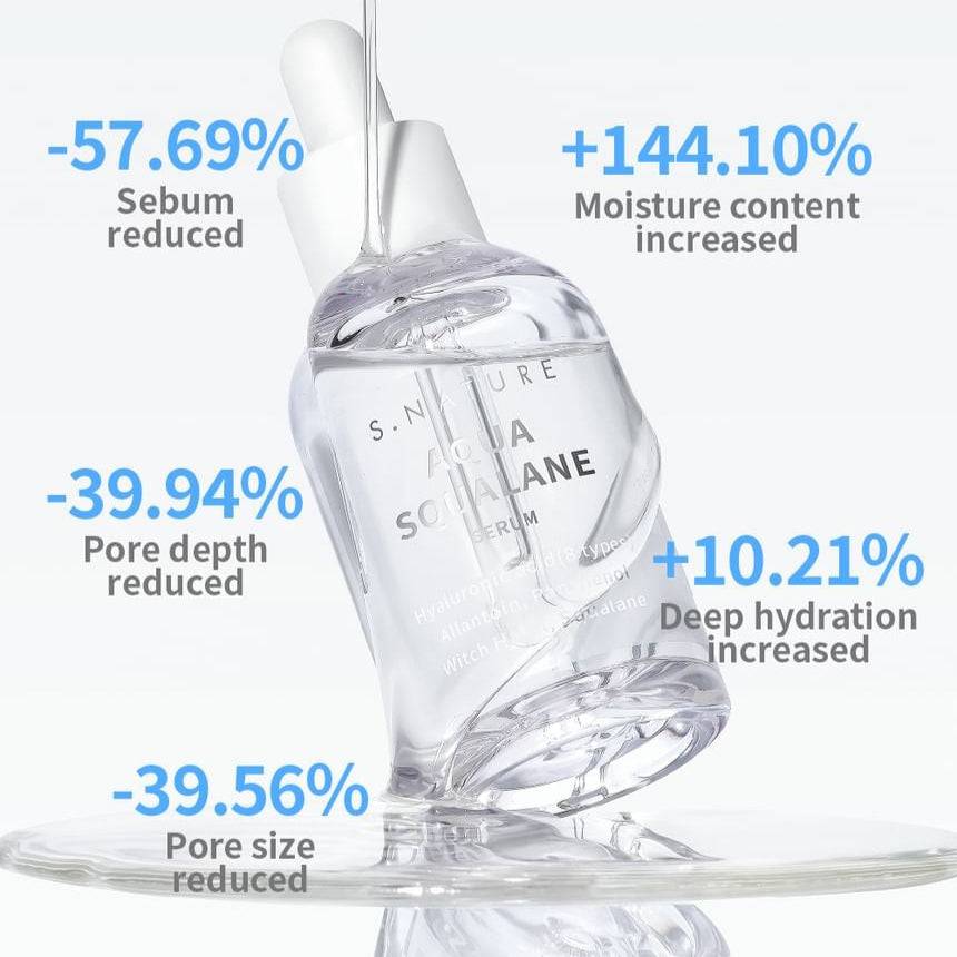 S.NATURE Aqua Squalane Serum 50ml - bellubeauty