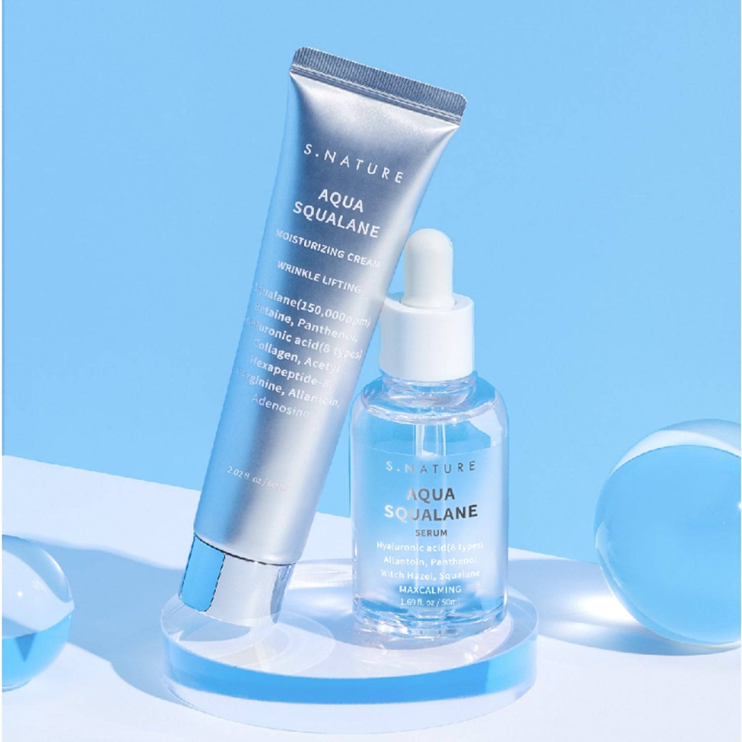 S.NATURE Aqua Squalane Serum 50ml - bellubeauty