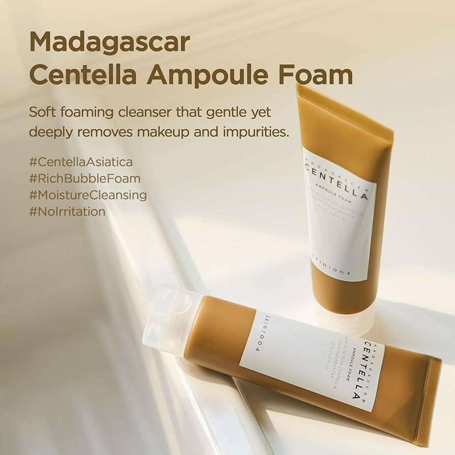 SKIN1004 Madagascar Centella Ampoule Foam Cleanser 125ml - bellubeauty