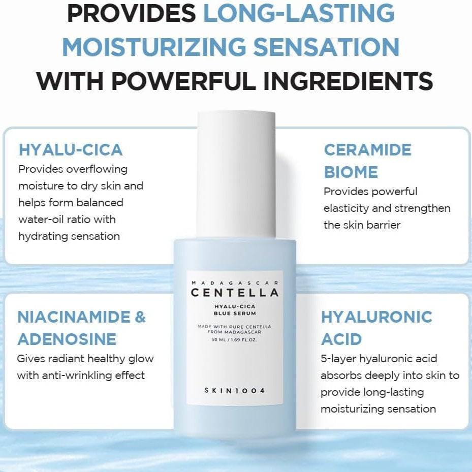 SKIN1004 Centella Hyalu-Cica Blue Serum 50ml - BelluBeauty