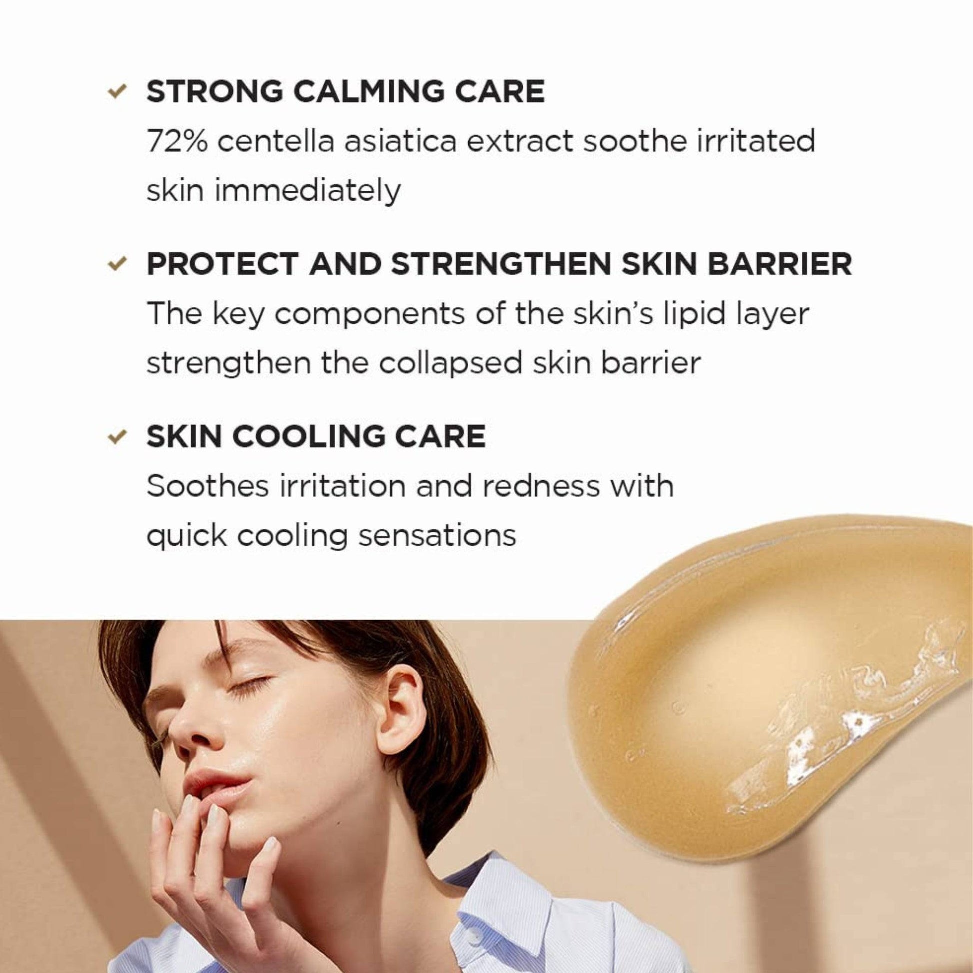 SKIN1004 Madagascar Centella Soothing Cream 75ml - BelluBeauty