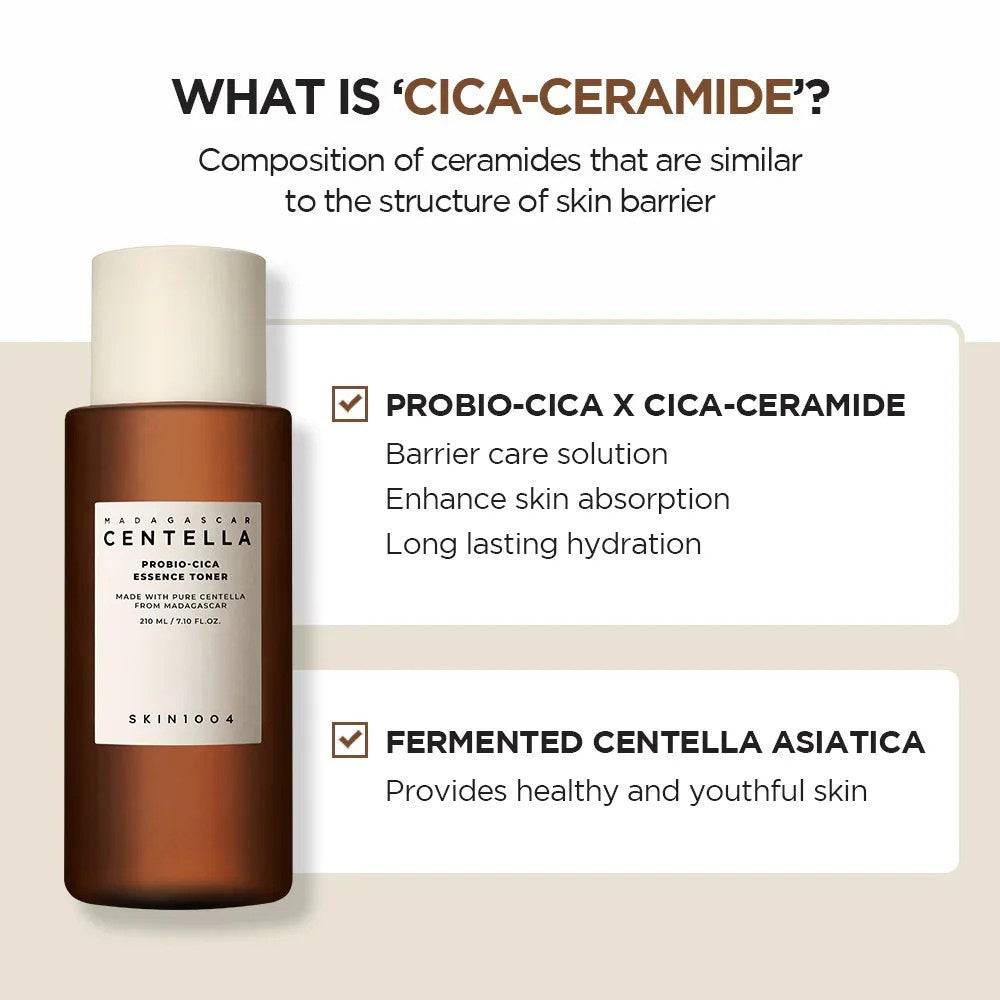 SKIN1004 Madagascar Centella Probio-Cica Essence Toner 210ml - BelluBeauty