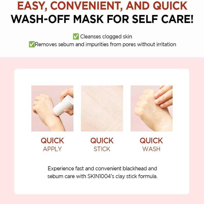 SKIN1004 Madagascar Centella Poremizing Quick Clay Stick Mask - BelluBeauty