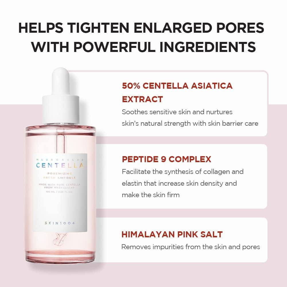 SKIN1004 Madagascar Centella Poremizing Fresh Ampoule 100ml - BelluBeauty