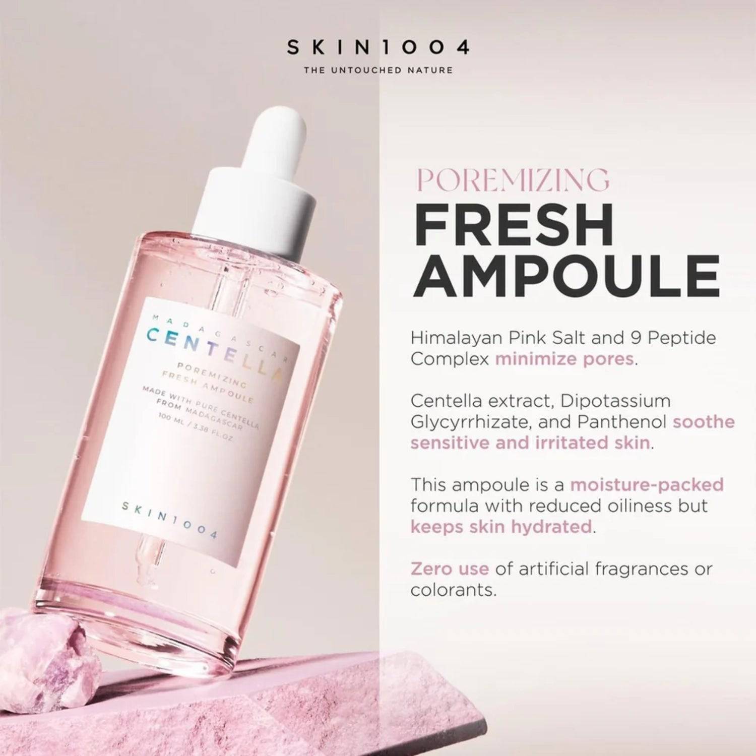 SKIN1004 Madagascar Centella Poremizing Fresh Ampoule 100ml - BelluBeauty