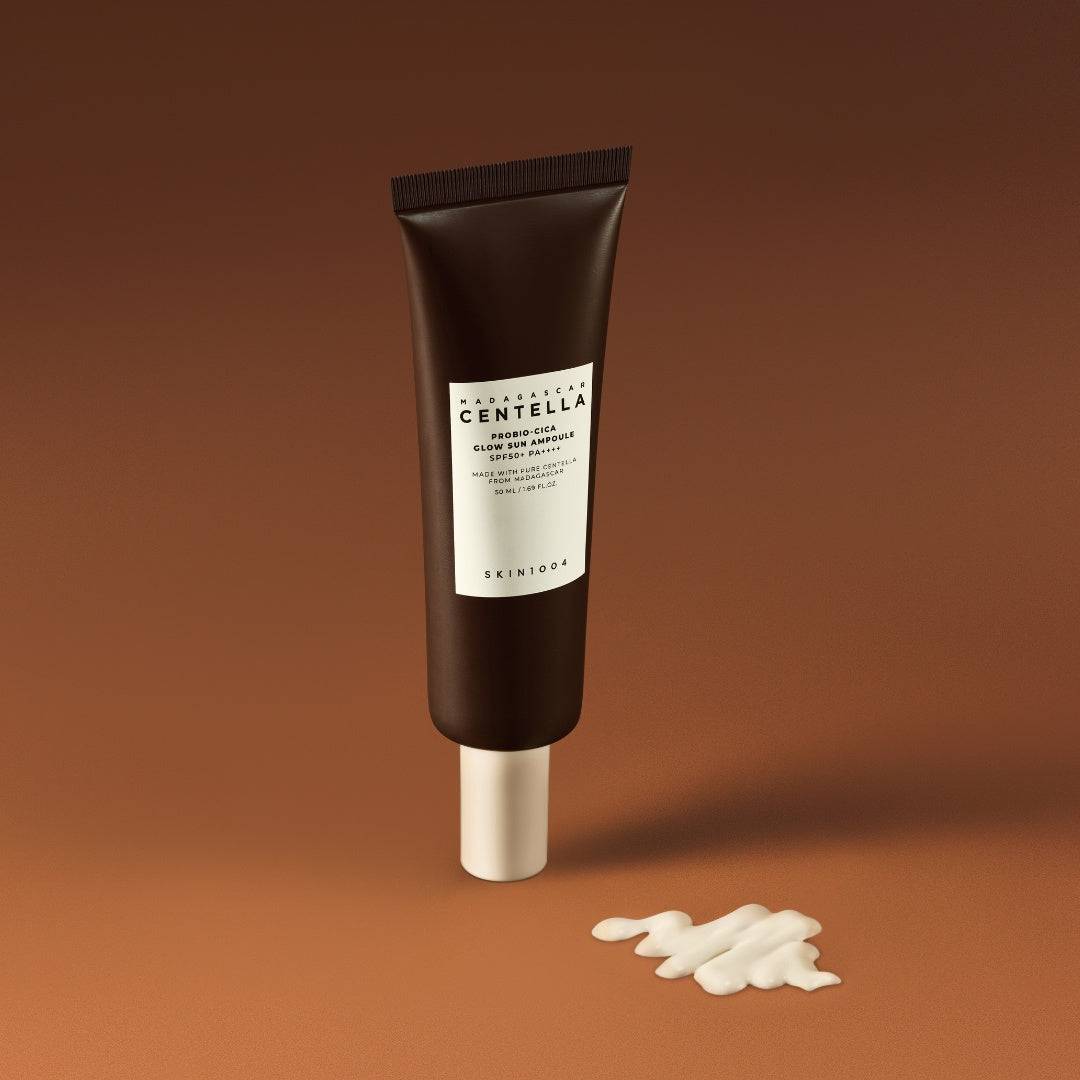 SKIN1004 Madagascar Centella Probio-Cica Glow Sun Ampoule 50ml SPF50+ - BelluBeauty