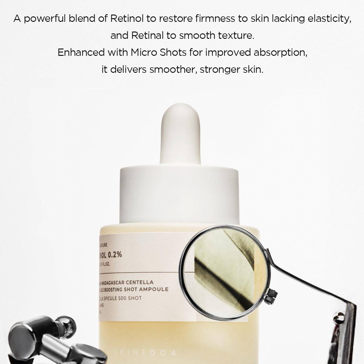 SKIN1004 Madagascar Centella Retinol 0.2 Boosting Shot Ampoule 30ml - BelluBeauty