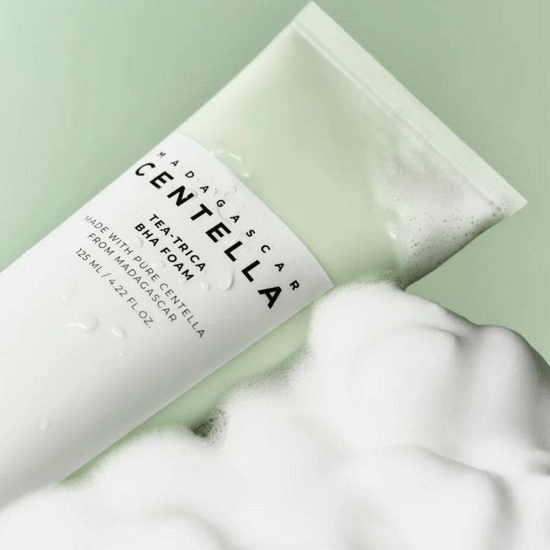 SKIN1004 Madagascar Centella Tea-Trica BHA Foam 125ml - BelluBeauty
