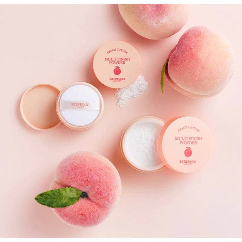 SKINFOOD Peach Cotton Multi Finish Powder 15g - BelluBeauty