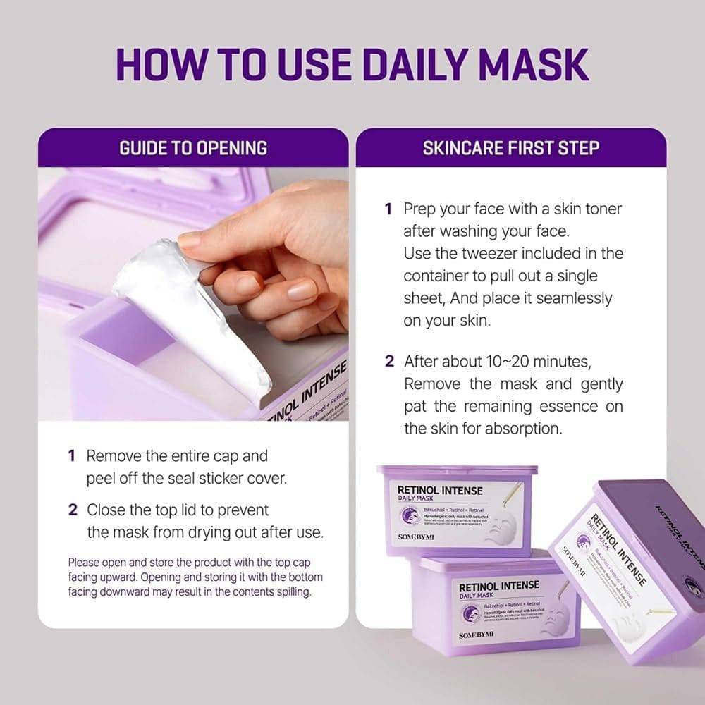SOME BY MI Retinol Intense Daily Mask 30pcs - bellubeauty