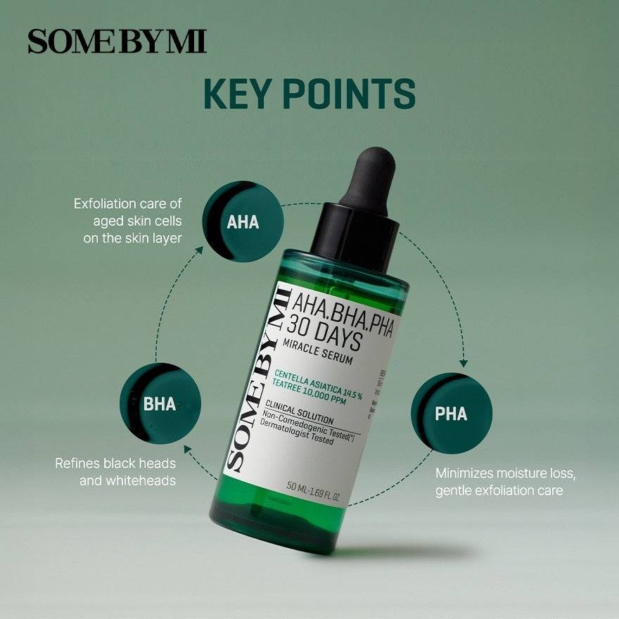 SOME BY MI AHA BHA PHA 30 Days Miracle Serum 50ml - BelluBeauty