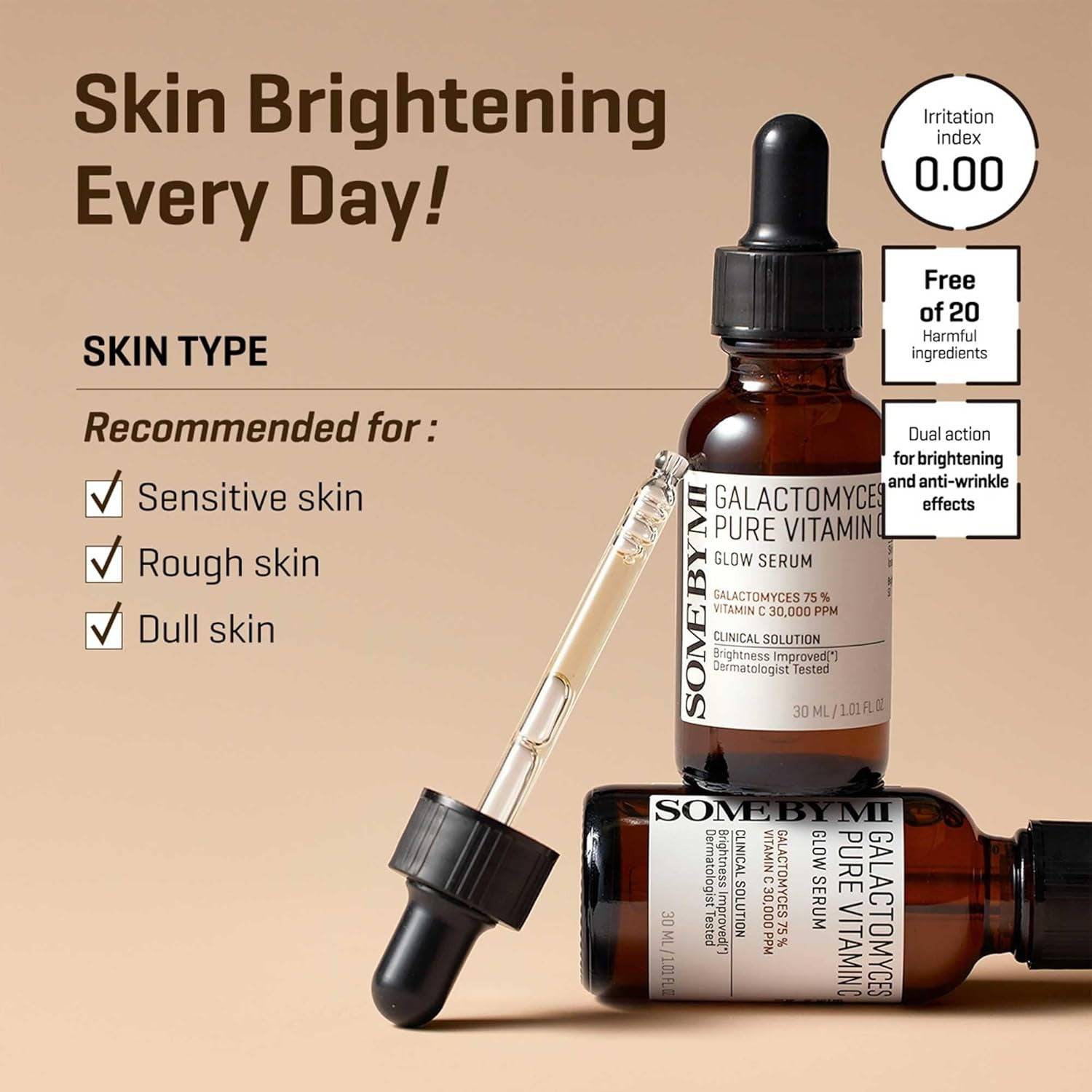 SOME BY MI Galactomyces Pure Vitamin C Glow Serum 30ml - bellubeauty