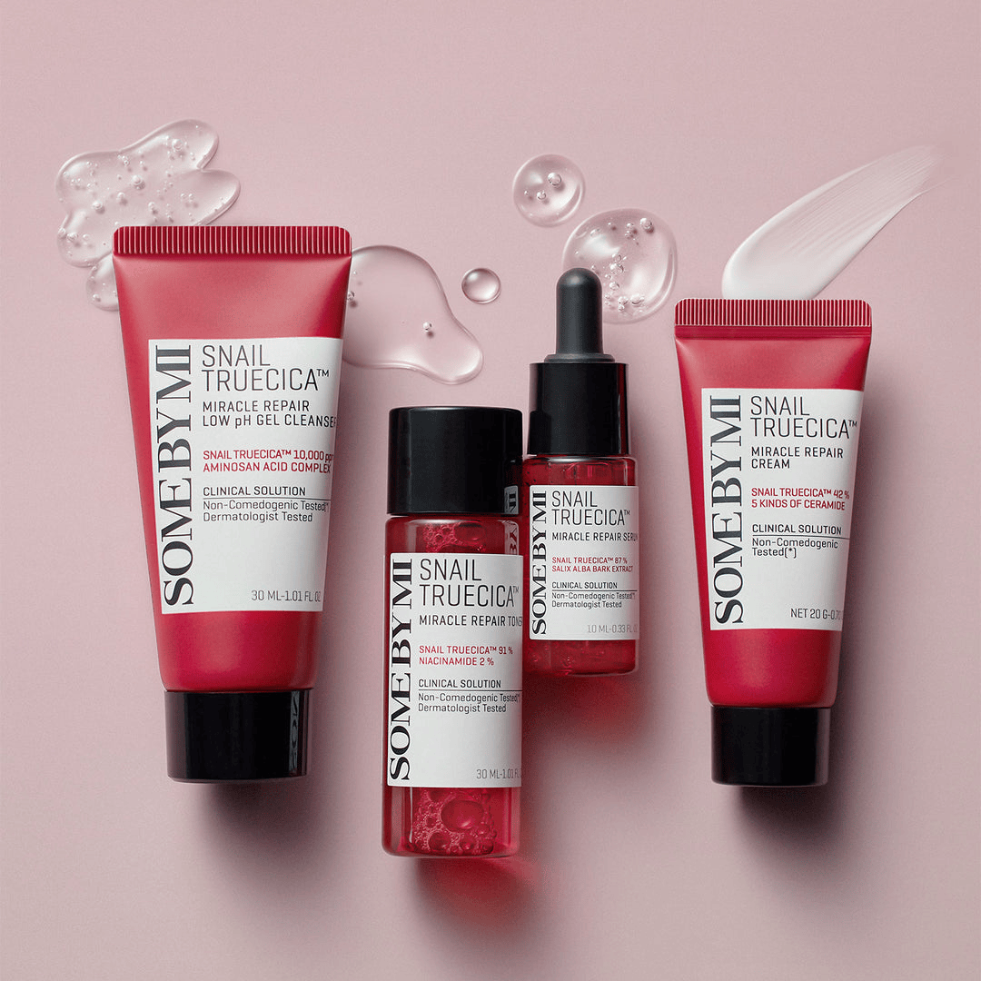 SOME BY MI Snail Truecica Miracle Repair Starter Kit 4pcs - BelluBeauty