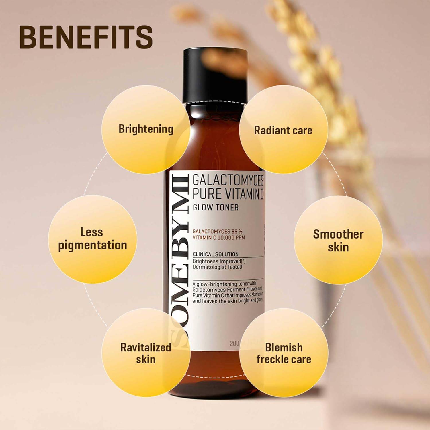 SOME BY MI Galactomyces Pure Vitamin C Glow Toner 200ml - BelluBeauty