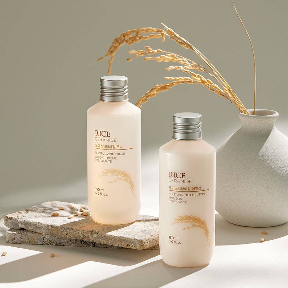 THE FACE SHOP Rice & Ceramide Moisturizing Emulsion 150ml - BelluBeauty
