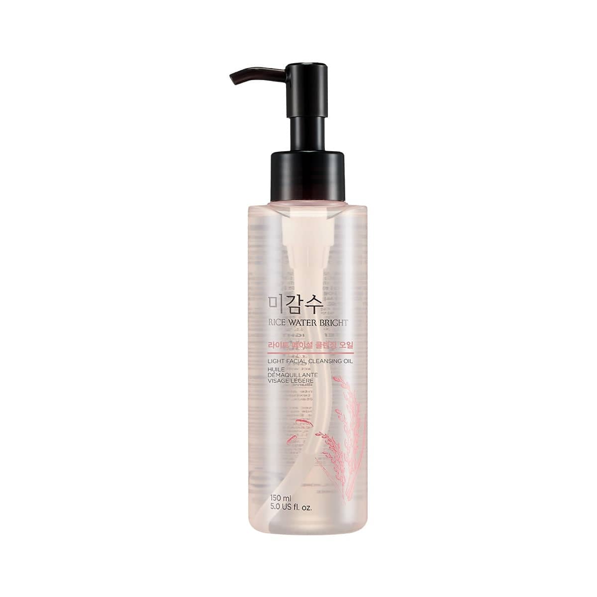 THE FACE SHOP Rice Water Bright Light Facial Cleansing Oil 150ml - BelluBeauty