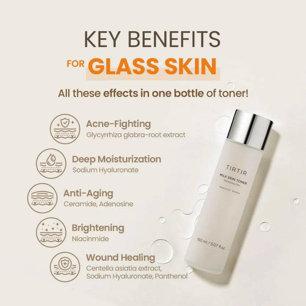 TIRTIR Milk Skin Toner 150ml - bellubeauty.