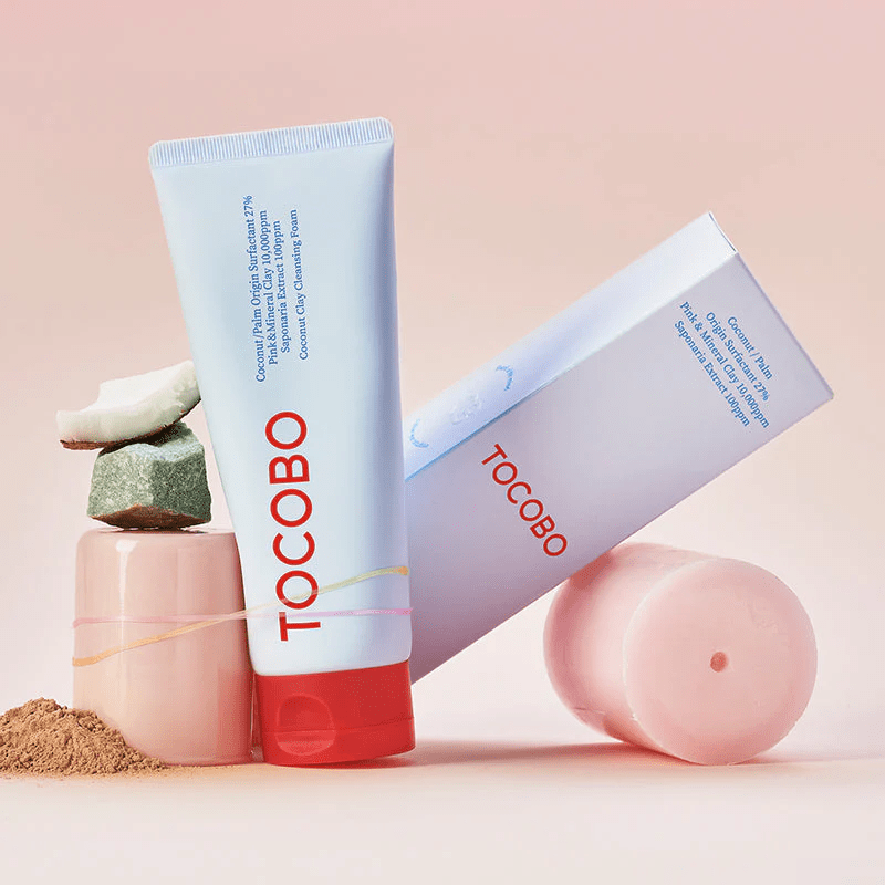 TOCOBO Coconut Clay Cleansing Foam 150ml - BelluBeauty