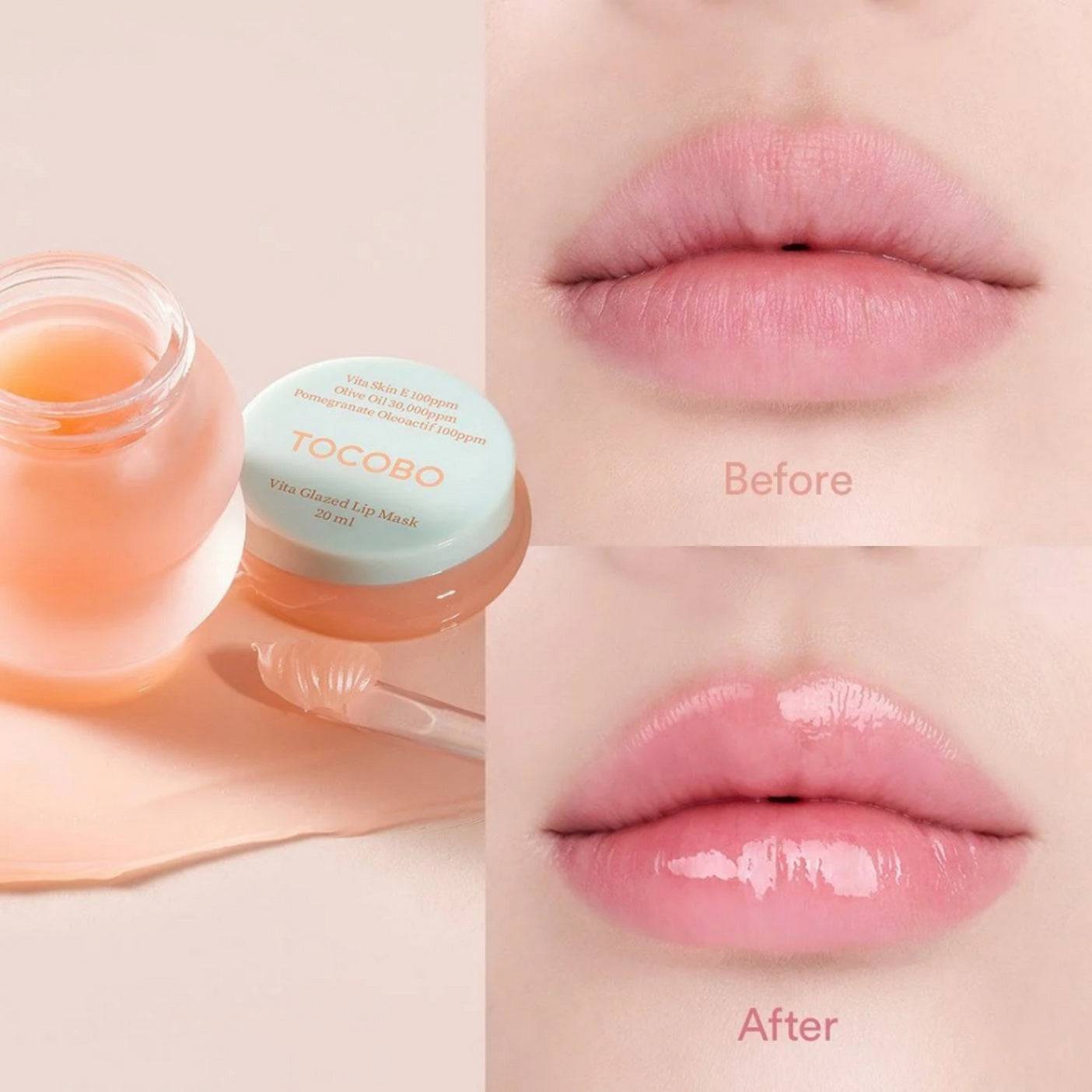 TOCOBO Vita Glazed Lip Mask 20ml - BelluBeauty