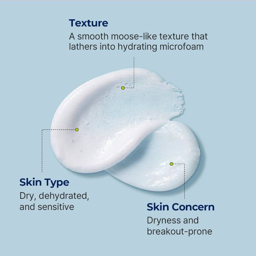 TORRIDEN Dive-In Low Molecular Hyaluronic Acid Cleansing Foam 150ml - bellubeauty